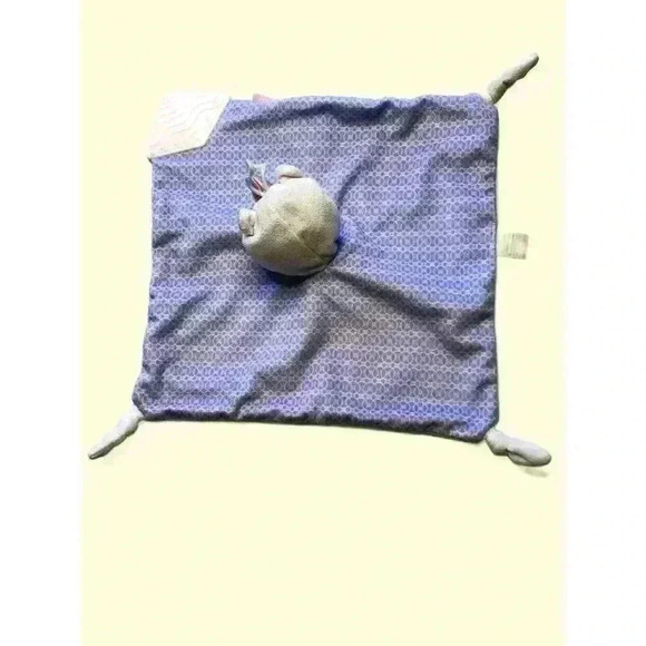 BooginHead Unicorn Lovey Teether Plush Security Blanket Purple 12 inch - Picture 4 of 8